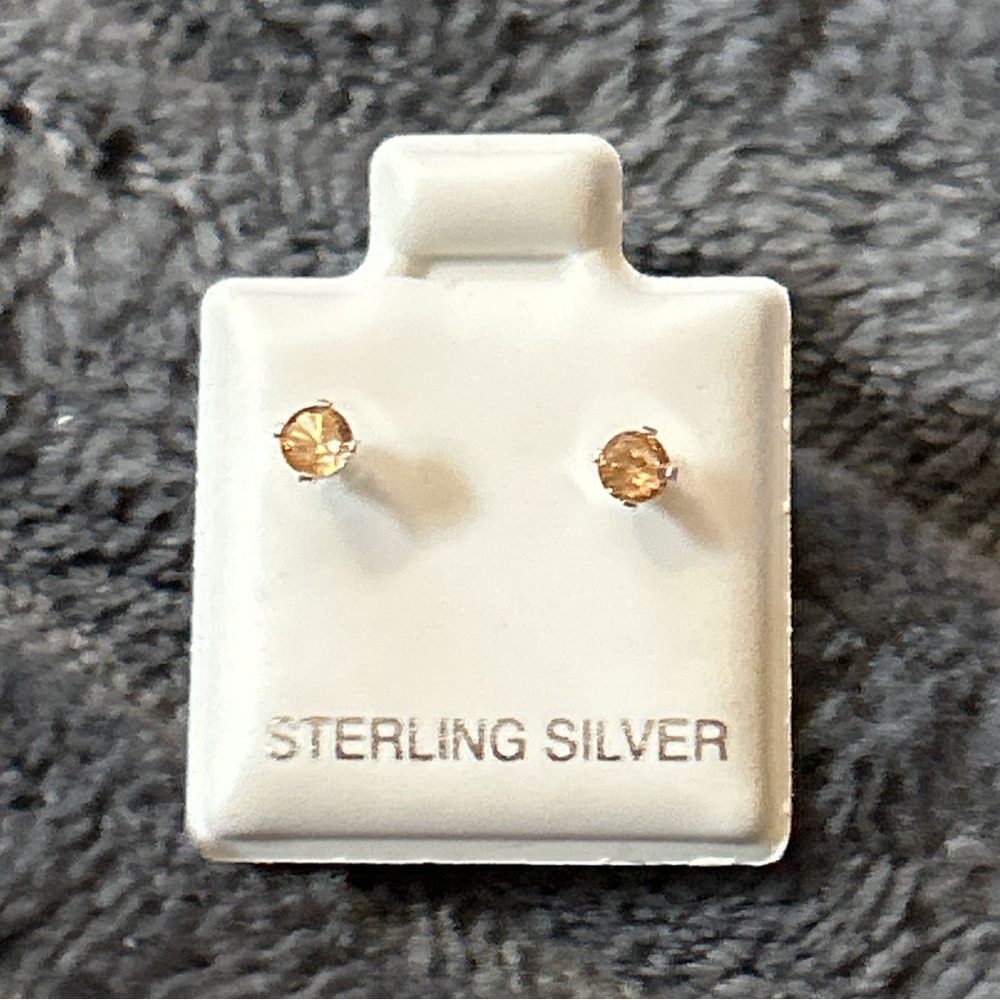 Solid Sterling Silver Stud Earrings